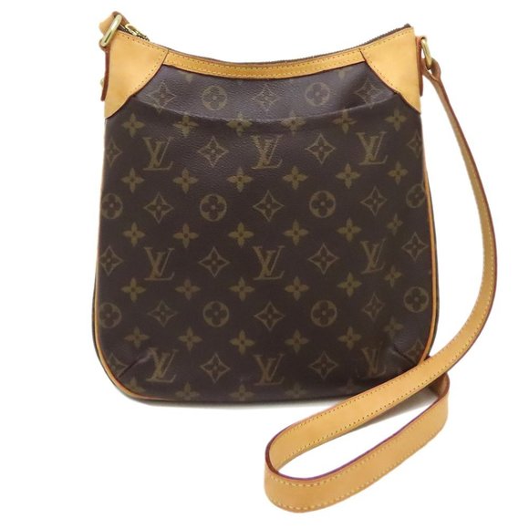 LOUIS VUITTON Monogram Odeon PM M56390 Shoulder Bag Brown Women's 352693 - Picture 1 of 10